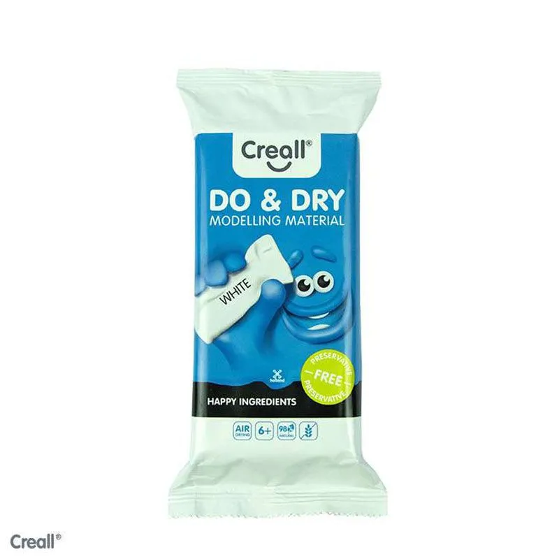 Creall Do & Dry Modelleringsmasse - Hvit 500g