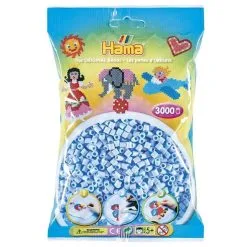 Hama Midi 3000 Perler - Pastell Blå 97