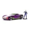 DC Comics Batman Die-Cast Kjøretøy 1:24 - Joker Og 2009 Chevy Corvette Stingray