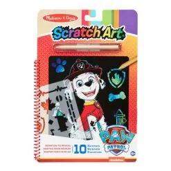Melissa & Doug Paw Patrol Scratch Art - Marshall