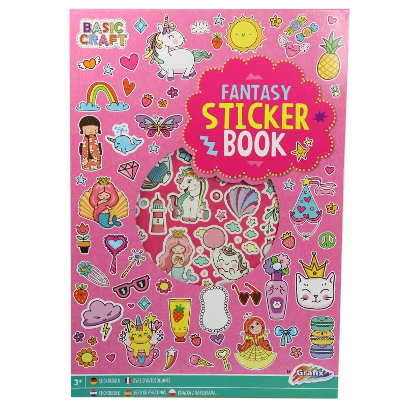 Grafix A4 Klistermerkebok - Fantasy - Bilde 2