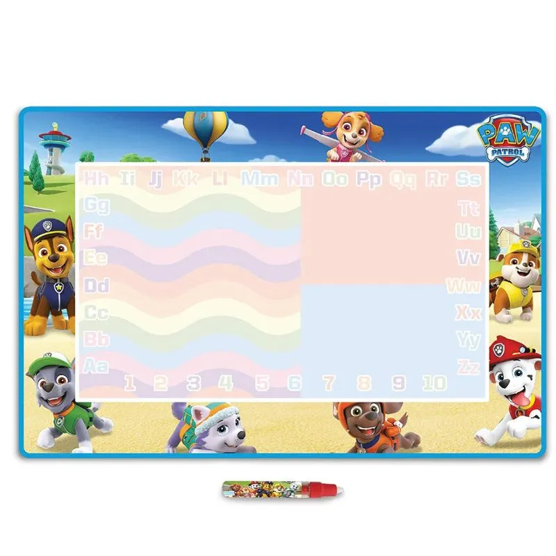 Aqua Tegnematte Med Vannpenn - Paw Patrol
