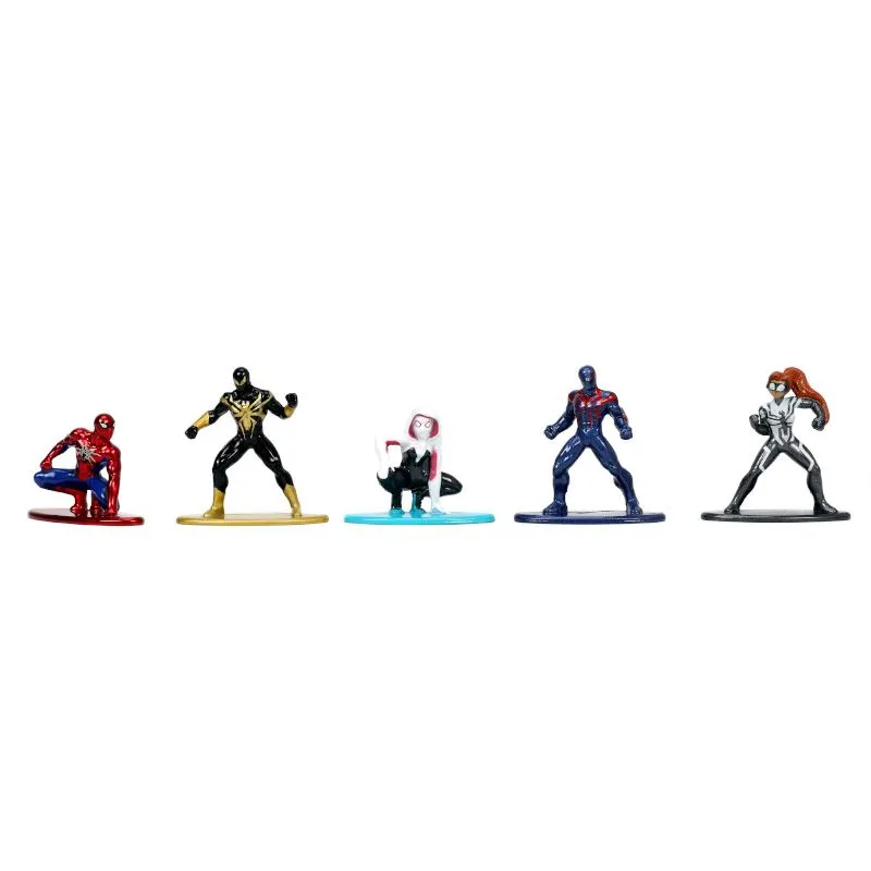 Marvel Spider-Man Nano MetalFigs S7 - Figursett Med 18 Figurer - Bilde 3