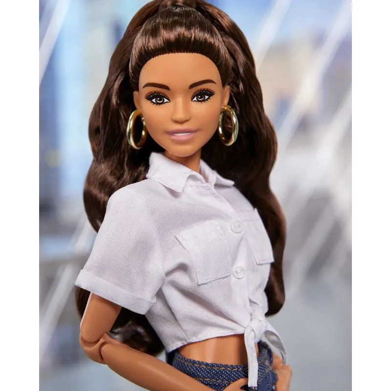 Barbie Style Fashion Dukke M/brunt Hår - Bilde 2