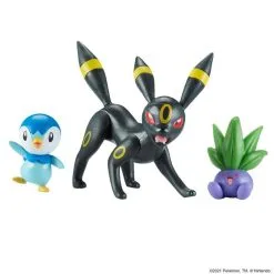Pokémon Battle Figursett - Umbreon, Oddish & Piplup