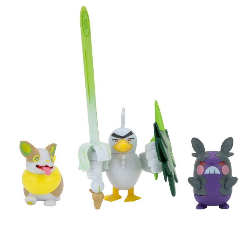 Pokémon Battle Figur - Sirfetch'd, Morpeko, Og Yamper - Bilde 6
