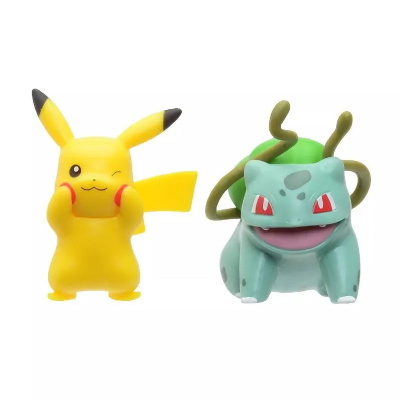 Pokémon Battle Figur - Pikachu Vs Bulbasaur