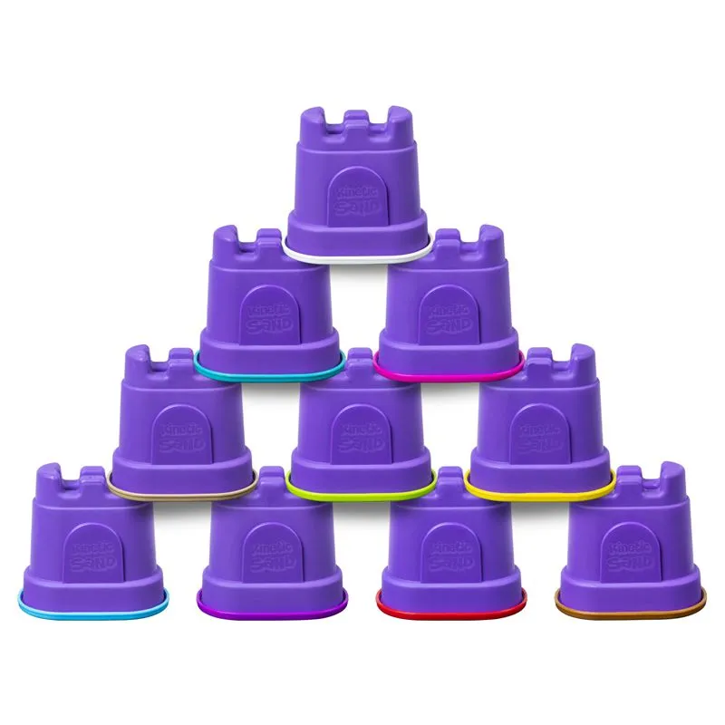 Kinetic Sand Sandslott 10-pakning - Bilde 2