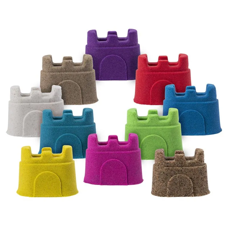 Kinetic Sand Sandslott 10-pakning - Bilde 3