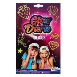 Grafix Glow In The Dark Tatoveringer - Hjerter Og Fjær