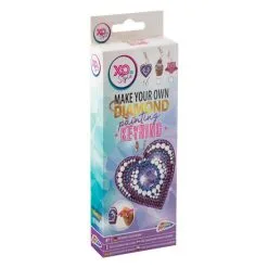 Grafix XO Style Diamant Kunst Nøkkelring - Hjerte