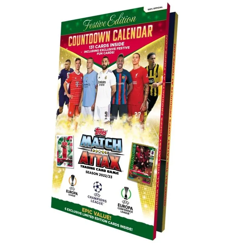 Match Attax Champions League Julekalender Sesong 22/23