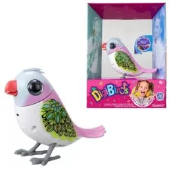 Silverlit Digibirds 2 - Hvit Og Rosa Fugl Med 50 Melodier