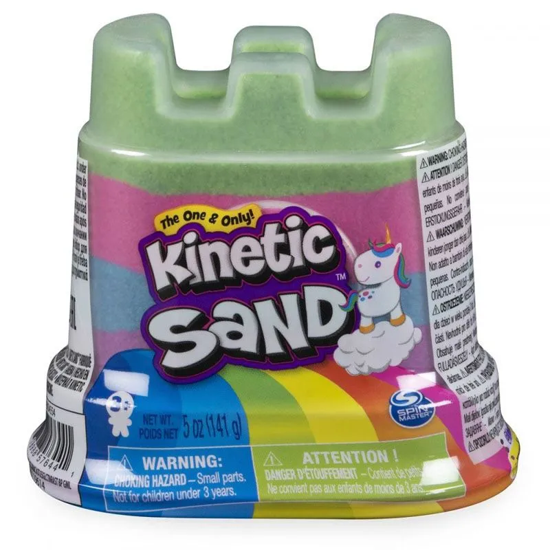 Kinetic Sand Rainbow Unicorn Castle Asst