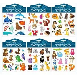 Midlertidig Tatovering - Dyr (assortert)