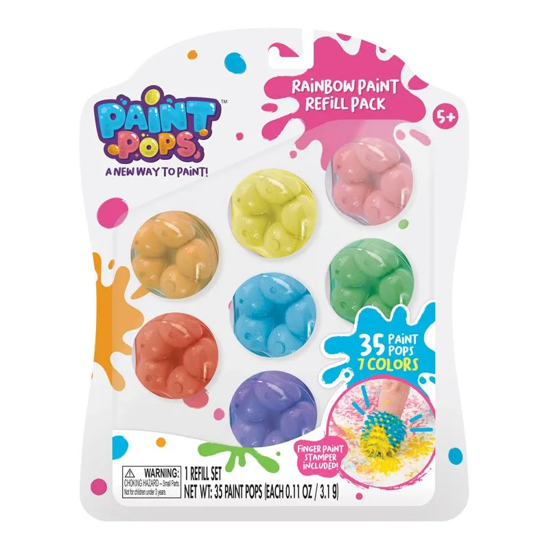 Paint Pops Refill Pakke 35stk - Rainbow