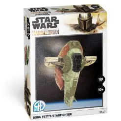 Star Wars 3D Puslespill 130 Brikker - Boba Fett's Starfighter
