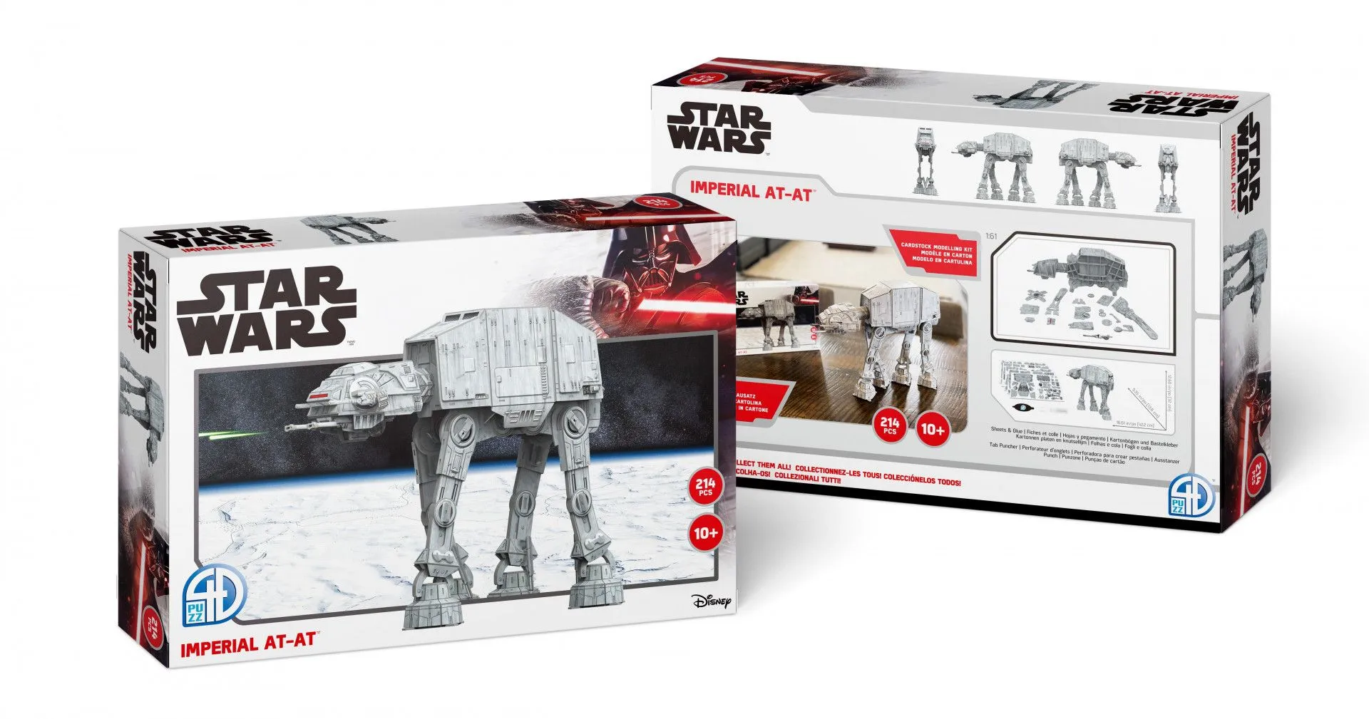 Star Wars 3D Puslespill 214 Brikker - Imperial AT-AT Walker - Bilde 4