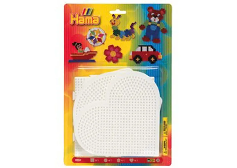 Hama Midi Perlebrett 4-pakning - Former