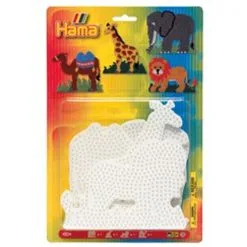 Hama Midi Perlebrett 4-pakning - Dyr