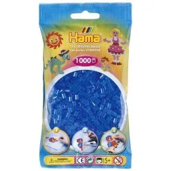 Hama Midi 1000 Perler - Transparent Blå 15
