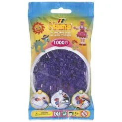 Hama Midi 1000 Perler - Transparent Lilla 24