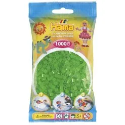 Hama Midi 1000 Perler - Neon Grønn 37