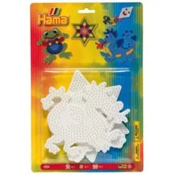 Hama Midi Perlebrett 3-pakning - Frosk, Drage Og Stjerne
