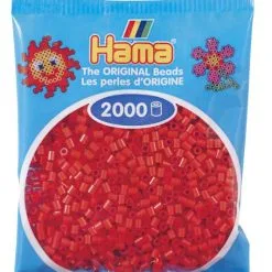Hama Mini 2000 Perler - Rød 05