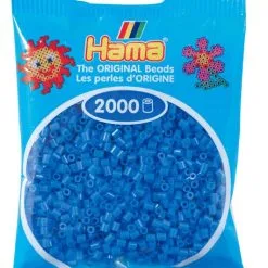 Hama Mini 2000 Perler Lys Blå 09
