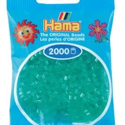 Hama Mini 2000 Perler Transparent Grønn 16