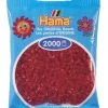 Hama Mini 2000 Perler - Mørk Rød 22