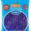 Hama Mini 2000 Perler Transparent Lilla 24