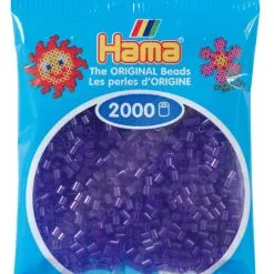 Hama Mini 2000 Perler Transparent Lilla 24