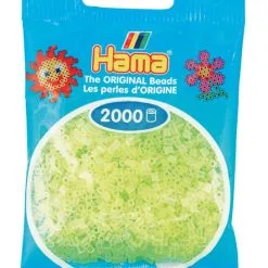 Hama Mini 2000 Perler Neon Gul 34