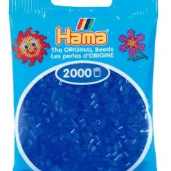 Hama Mini 2000 Perler Neon Blå 36