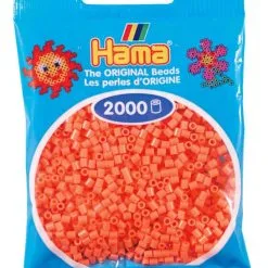 Hama Mini 2000 Perler Pastell Rød 44