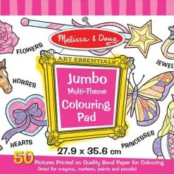 Melissa & Doug Jumbo Malebok Rosa