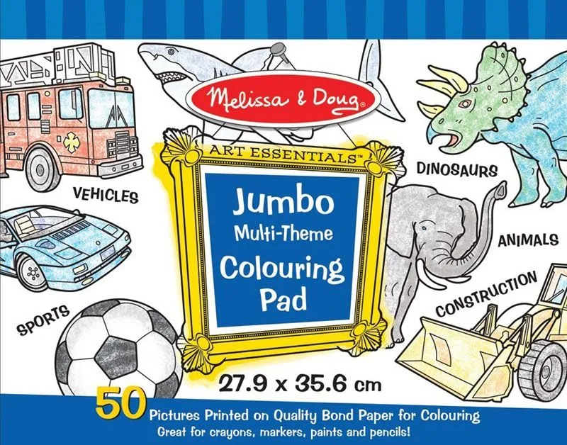 Melissa & Doug Jumbo Malebok BlÄ