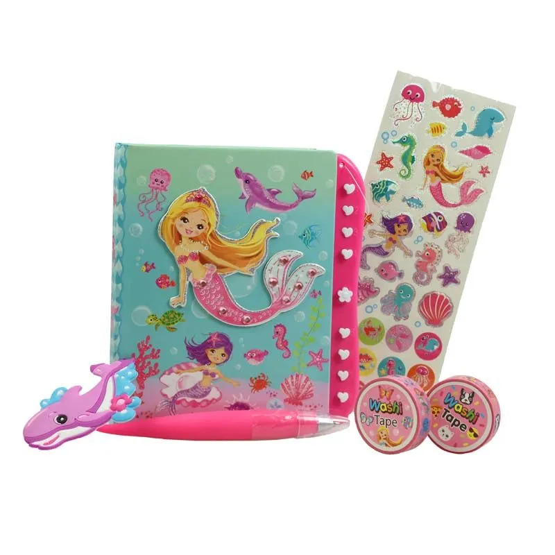 Dagbok Med KodelÄs Skrivesett - Havfrue - Bilde 2