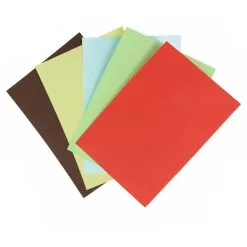 A4 Ark Med Farge - 50 Stk