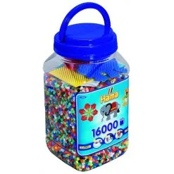 Hama Midi Perlesett 16000 Perler I Blå Bøtte