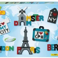 Hama Midi Gaveeske 6000 Perler - Byer