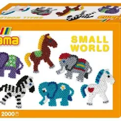 Hama Midi Gaveeske Small World 2000 Perler - Ponni Og Elefant