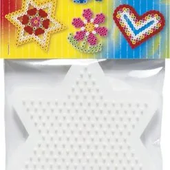 Hama Midi Perlebrett 2-pakning - Hjerte Og Stjerne