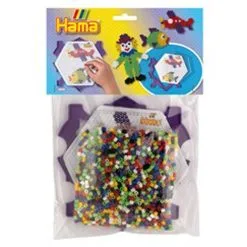 Hama Midi Perlesett Multiramme - Sekskant