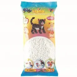 Hama Midi 6000 Perler - Hvit 01
