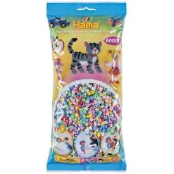 Hama Midi 6000 Perler - Pastell Mix 50