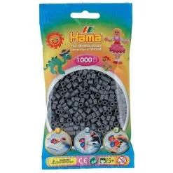 Hama Midi 1000 Perler - Mørk Grå 71