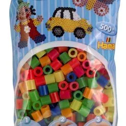 Hama Maxi 500 Perler - Neon Mix 51
